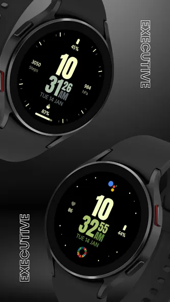 EXD131: Clean Watch Face screenshot 1