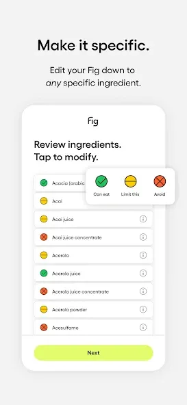 Fig: Food Scanner & Guide screenshot 3