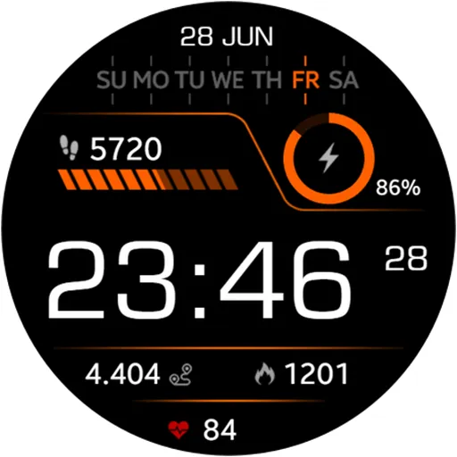 Digital Worko Watch Face screenshot 13