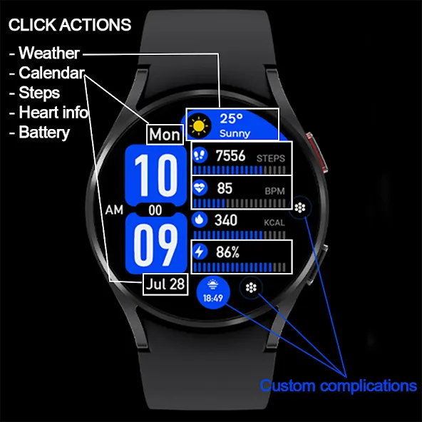 Nuvexa Watch Face screenshot 3