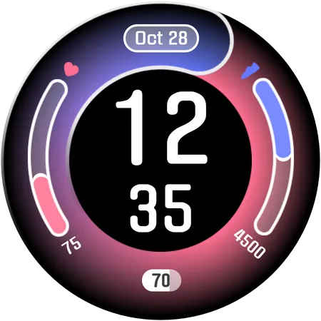 Modern Edge Watch Face screenshot 17
