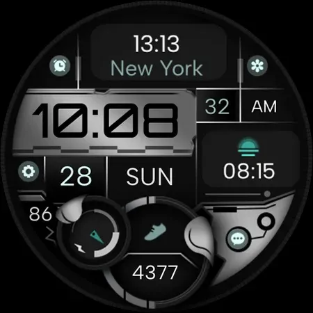 Dream 137 Digital Watch Face screenshot 9