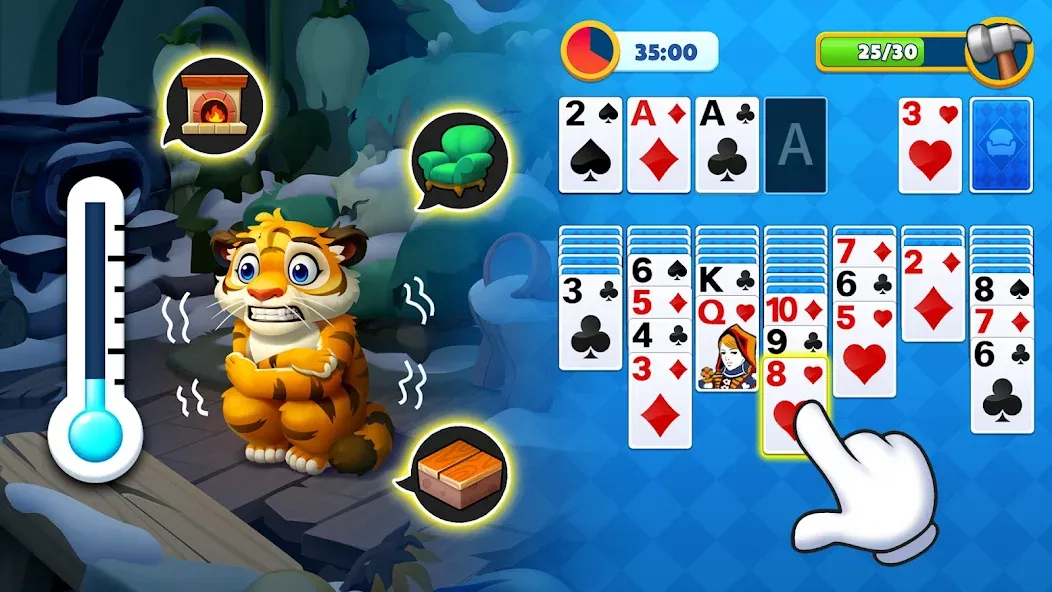 Solitaire : Héros de Sauvetage screenshot 7