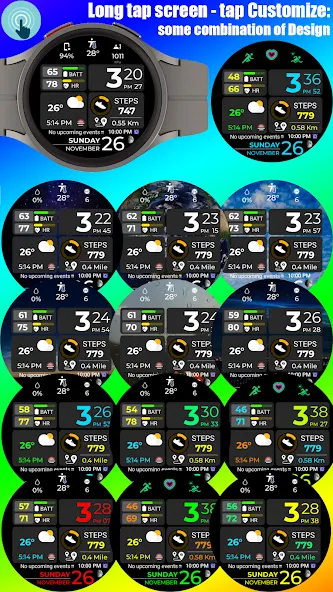 Dark Tiles Infomative NTV569 screenshot 7