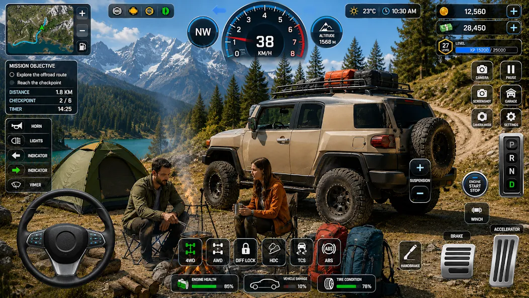 offroad jeep games 3d driving screenshot 4