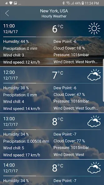 Weather app screenshot 3