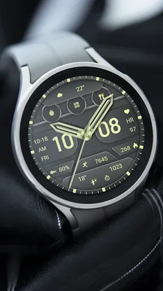 ZKin Watch Face Texture Yellow screenshot 2
