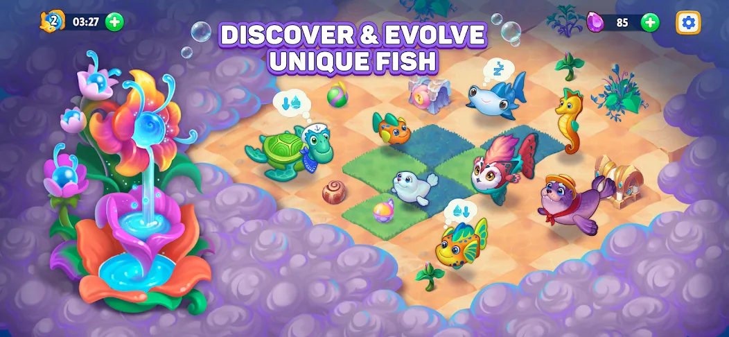 Sea Merge: Fish & Merging Game screenshot 7