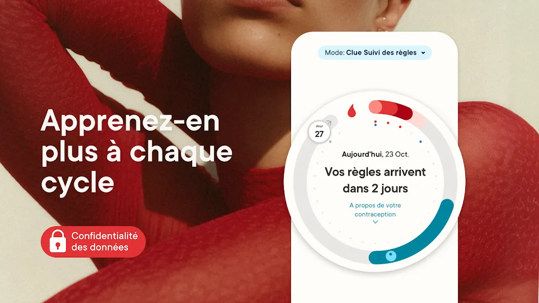 Calendrier des règles Clue screenshot 9