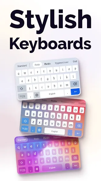 Fonts Art - Keyboard Fonts screenshot 1