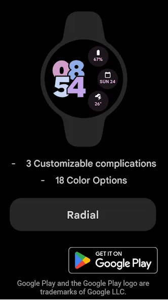 Pixel Watch 2 Face III screenshot 2
