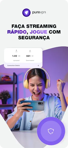 PureVPN: Rápido e seguro screenshot 1
