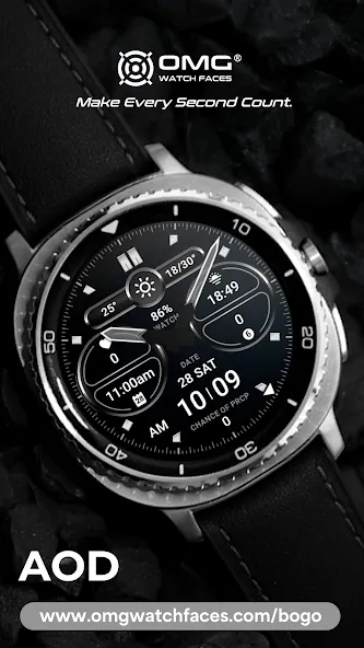 OMG 91 - Hybrid Watch Face screenshot 6