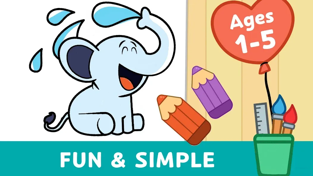 Kids Coloring Games & Drawing screenshot 3