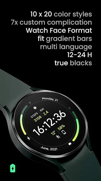 Fit Dashboard Watch face screenshot 2