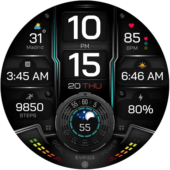 EVR103 Digital Watch Face screenshot 26