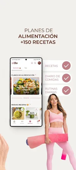 silBe: Fitness y Nutrición screenshot 6
