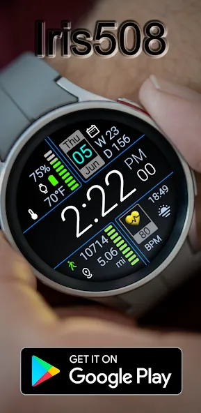 Iris508 Digital Watch Face screenshot 18