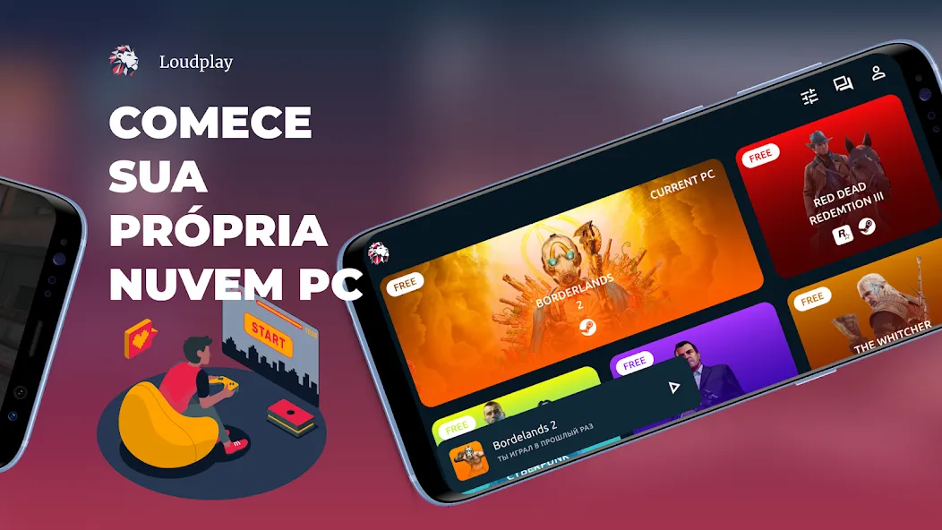 Loudplay- Jogos PC no Android screenshot 3