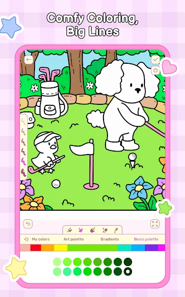 My Cute Friends: Coloring Book screenshot 16