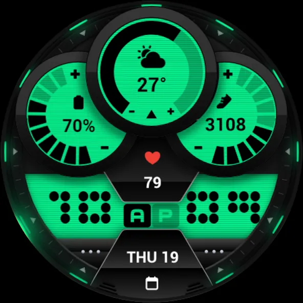 PRADO 84 Digital Watch Face screenshot 10