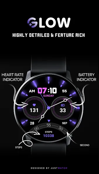 Glow WatchFace screenshot 4