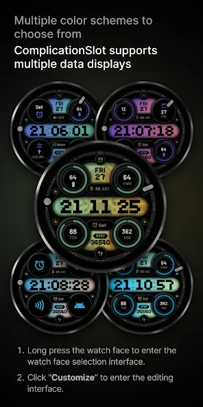 Ilusion aura: Watch Face screenshot 2