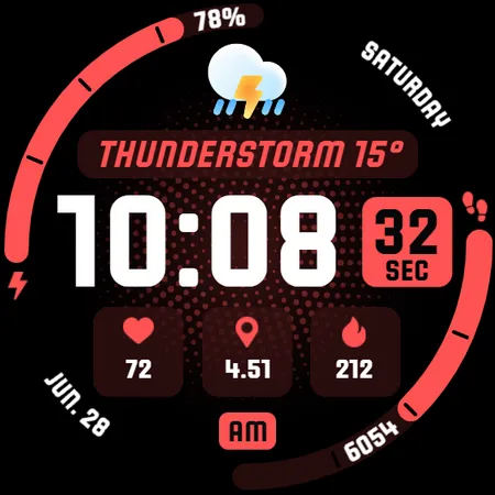 MARATHON Digital Watch Face screenshot 30