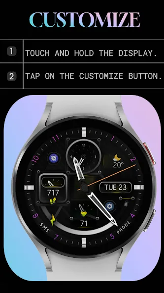 Dream 104 Analog Watch Face screenshot 7