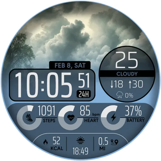 Weather Watchface — NDW067 screenshot 35