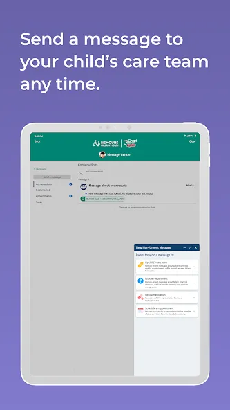 Nemours Children’s MyChart screenshot 10