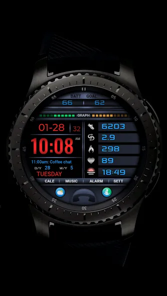 PW108 Smart Data Watch Face screenshot 7