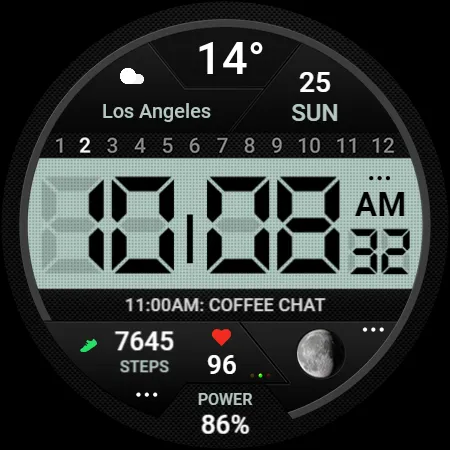 TVV Digital 2 Watch Face screenshot 8