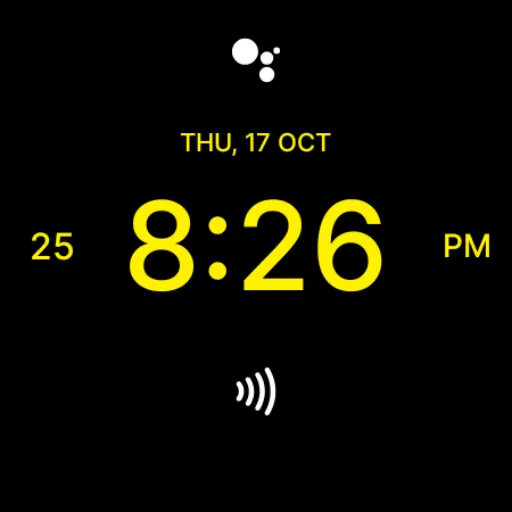 Solid Black Watch Face screenshot 6