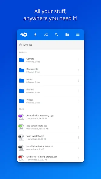 MediaFire screenshot 1