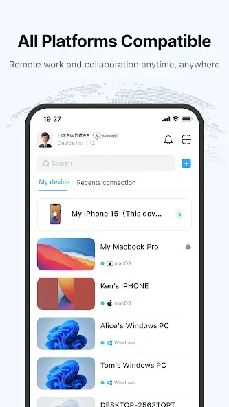 DeskInリモートデスクトップ:スマホからPC操作 screenshot 2