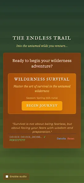 The Endless Trail screenshot 1
