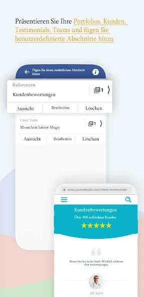 Sofortige Website-Builder-App screenshot 5