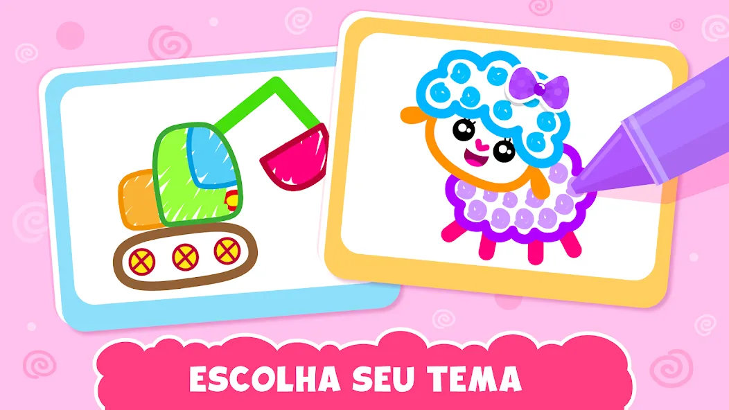 Bini Jogos de pintar e colorir screenshot 1