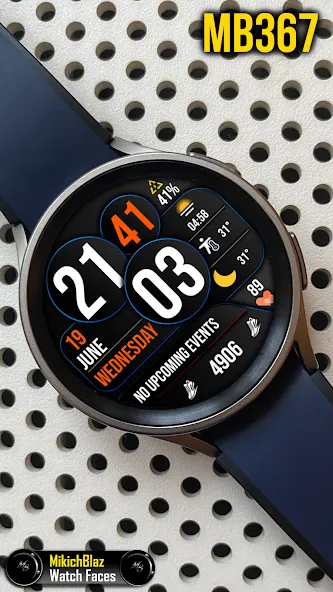 Digital Watch Face MB367 screenshot 1