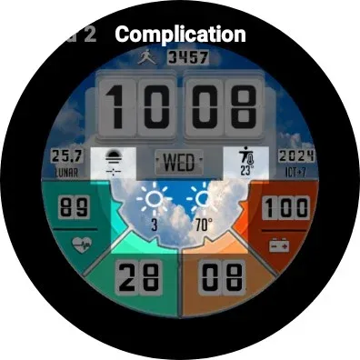 N-SPORT513 DigitalWeather Face screenshot 11