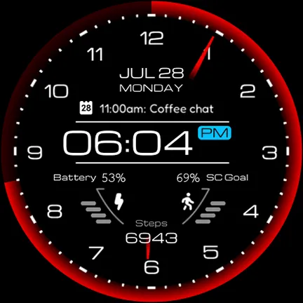 Futuristic Watch Face screenshot 16