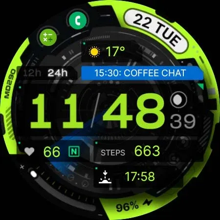 MD290 Digital watch face screenshot 26