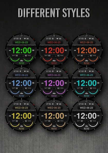 PW36 3D Digital Glow Watch screenshot 3