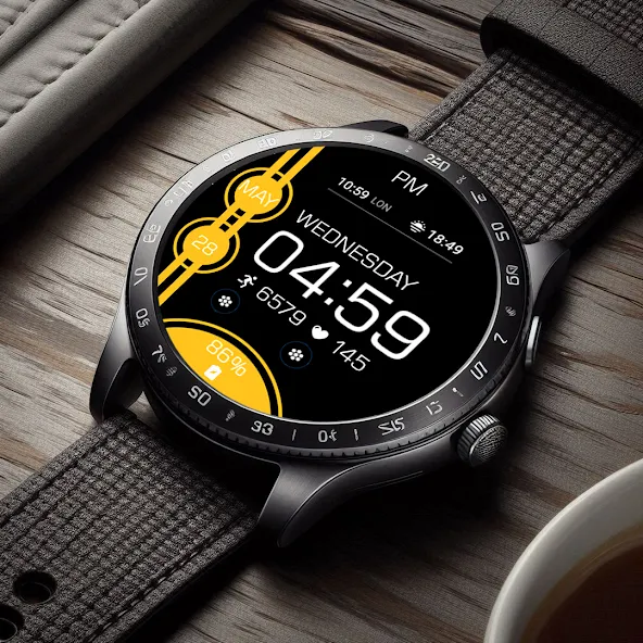 Key WF82 Digital Watch Face screenshot 6