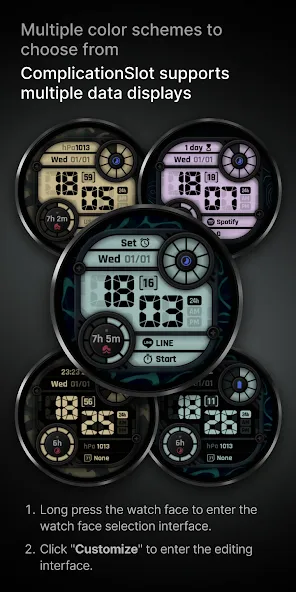 Camo LCD: Watch Face screenshot 2