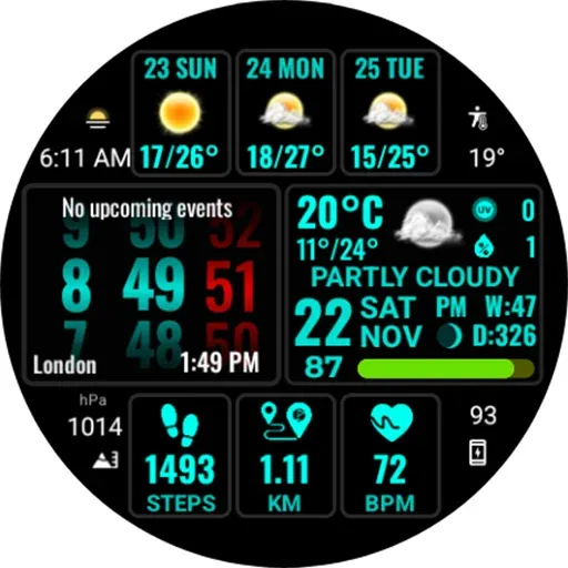 Weather hours and days NTV600 screenshot 27