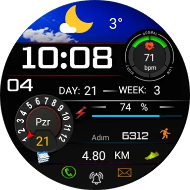 FS W254 Watch face screenshot 22