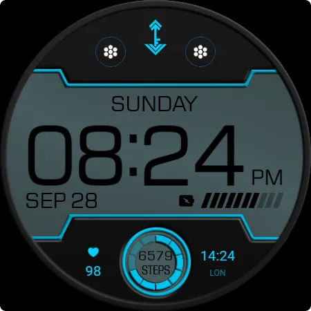 Key WF96 Digital Watch Face screenshot 30
