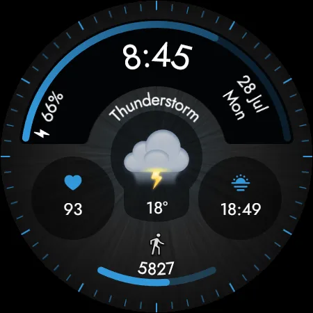 Digital Watchface D13 screenshot 21